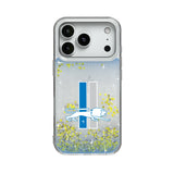 Detroit Lions Retro Linen Glitter Phone Case for Apple iPhone