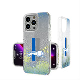 Detroit Lions Retro Linen Glitter Phone Case for Apple iPhone