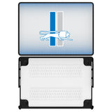 Detroit Lions Retro Linen Laptop Case for Apple MacBook