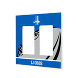 Detroit Lions Retro Passtime Hidden-Screw Light Switch Plate