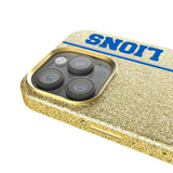 Detroit Lions Retro Sidebar Bling Phone Case for Apple iPhone