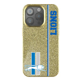 Detroit Lions Retro Sidebar Bling Phone Case for Apple iPhone