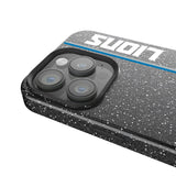 Detroit Lions Sidebar Black Bling Phone Case for Apple iPhone