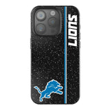 Detroit Lions Sidebar Black Bling Phone Case for Apple iPhone