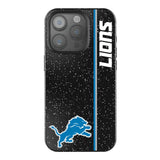 Detroit Lions Sidebar Black Bling Phone Case for Apple iPhone