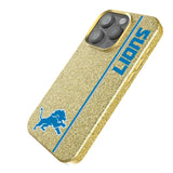 Detroit Lions Sidebar Bling Phone Case for Apple iPhone