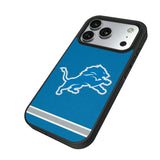 Detroit Lions Stripe Bump Phone Case for Apple iPhone