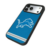Detroit Lions Stripe Bump Phone Case for Apple iPhone