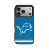 Detroit Lions Stripe Bump Phone Case for Apple iPhone