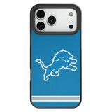 Detroit Lions Stripe Bump Phone Case for Apple iPhone