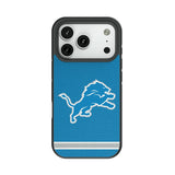 Detroit Lions Stripe Bump Phone Case for Apple iPhone