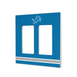 Detroit Lions Stripe Hidden-Screw Light Switch Plate