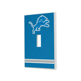 Detroit Lions Stripe Hidden-Screw Light Switch Plate