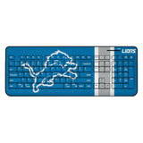 Detroit Lions Stripe Wireless USB Keyboard