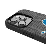 Detroit Lions Text Backdrop Bump Phone Case for Apple iPhone