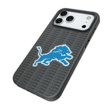 Detroit Lions Text Backdrop Bump Phone Case for Apple iPhone