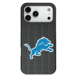 Detroit Lions Text Backdrop Bump Phone Case for Apple iPhone