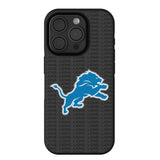 Detroit Lions Text Backdrop Bump Phone Case for Apple iPhone
