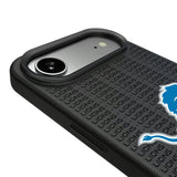Detroit Lions Text Backdrop MagSafe Compatible Phone Case for Apple iPhone