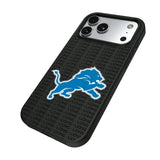 Detroit Lions Text Backdrop MagSafe Compatible Phone Case for Apple iPhone