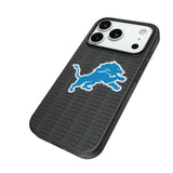 Detroit Lions Text Backdrop MagSafe Compatible Phone Case for Apple iPhone