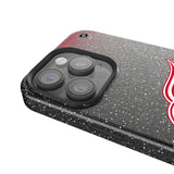 Detroit Red Wings Linen Black Bling Phone Case for Apple iPhone