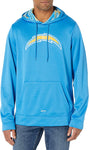 ZUBAZ LOS ANGELES CHARGERS NFL MEN'S TEAM COLOR HOODIE WITH TEAM CAMO LINER-XXL