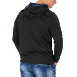 ZUBAZ MEN'S NFL CAROLINA PANTHERS TEAM COLOR HOODIE W/ VIPER PRINT DETAILS