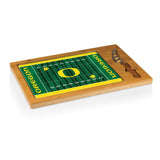 Oregon Ducks - Icon Glass Top Cutting Board & Knife Set