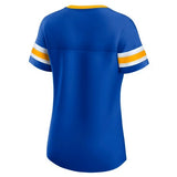 Fanatics NFL Los Angeles Rams Lace-Up Bling T-Shirt