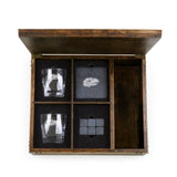 Kansas Jayhawks - Whiskey Box Gift Set