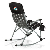 Miami Dolphins - Outdoor Rocking Camp Chair