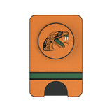 Florida A&M University Rattlers Stripe PopSockets MagSafe-Compatible PopWallet+