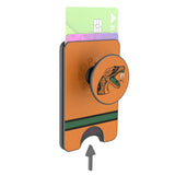 Florida A&M University Rattlers Stripe PopSockets MagSafe-Compatible PopWallet+
