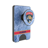 Florida Panthers Ice Wordmark PopSockets MagSafe-Compatible PopWallet+