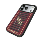 Florida State University Seminoles Athletic Wordmark Field Bump Phone Case for Apple iPhone