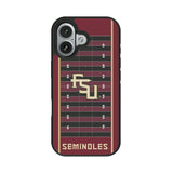 Florida State University Seminoles Athletic Wordmark Field Bump Phone Case for Apple iPhone