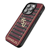 Florida State University Seminoles Athletic Wordmark Field Bump Phone Case for Apple iPhone