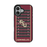Florida State University Seminoles Athletic Wordmark Field Bump Phone Case for Apple iPhone