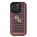 Florida State University Seminoles Athletic Wordmark Field Bump Phone Case for Apple iPhone