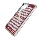 Florida State University Seminoles Athletic Wordmark Field Clear Phone Case for Samsung Galaxy