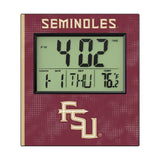 Florida State University Seminoles Athletic Wordmark Hatch Wall Clock