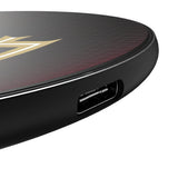 Florida State University Seminoles Athletic Wordmark Linen 15-Watt Wireless Charger
