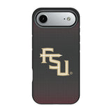 Florida State University Seminoles Athletic Wordmark Linen Bump Phone Case for Apple iPhone
