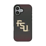 Florida State University Seminoles Athletic Wordmark Linen Bump Phone Case for Apple iPhone