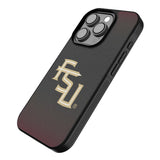 Florida State University Seminoles Athletic Wordmark Linen Bump Phone Case for Apple iPhone
