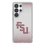 Florida State University Seminoles Athletic Wordmark Linen Clear Phone Case for Samsung Galaxy