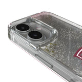 Florida State University Seminoles Athletic Wordmark Linen Glitter Phone Case for Apple iPhone
