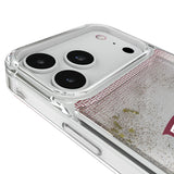 Florida State University Seminoles Athletic Wordmark Linen Glitter Phone Case for Apple iPhone