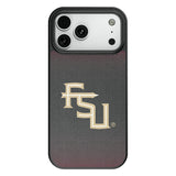 Florida State University Seminoles Athletic Wordmark Linen MagSafe Compatible Phone Case for Apple iPhone